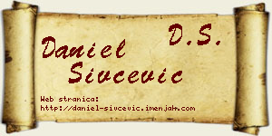 Daniel Sivčević vizit kartica